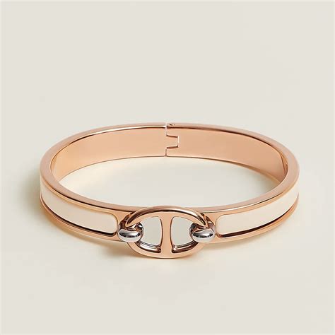 hermes gold chaine d'ancre bracelet|hermes bracelets clic clac.